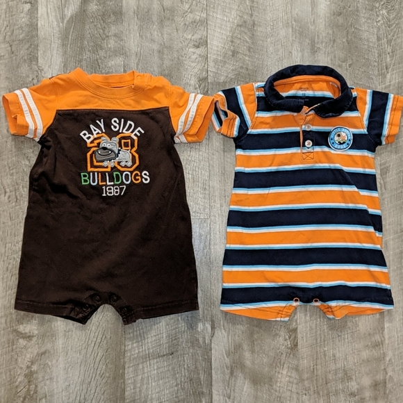 Carter's Other - Bayside & Collared Boys Shorts Rompers